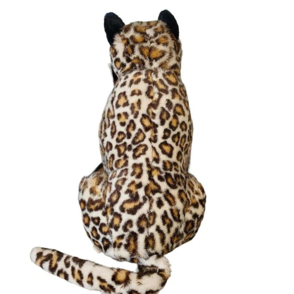 Lucky Plush Toys Realistic Leopard‎ Hard Stuffed Animal Large Sitting 17